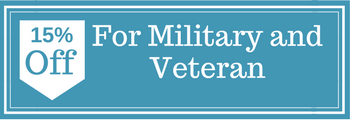 Military and Veteran 15% off